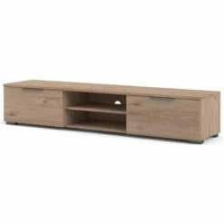 2 Drawer 2 Shelf TV Stand in Brown - Tvilum -Cheap TV Stands Store unnamed file 9351