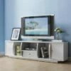 Gather Contemporary Wood 72-Inch TV Stand in Glossy White - Furniture of America -Cheap TV Stands Store unnamed file 9366