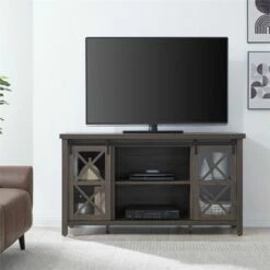 Henn& Hart 58 in. Alder Brown TV Stand - Henn&Hart -Cheap TV Stands Store unnamed file 9374