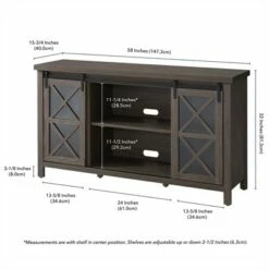 Henn& Hart 58 in. Alder Brown TV Stand - Henn&Hart -Cheap TV Stands Store unnamed file 9375