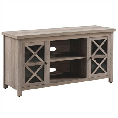 Henn& Hart Gray Oak TV Stand - Henn&Hart 3 Henn& Hart Gray Oak TV Stand - Henn&Hart