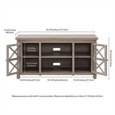 Henn& Hart Gray Oak TV Stand - Henn&Hart 6 Henn& Hart Gray Oak TV Stand - Henn&Hart - Image 4