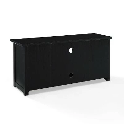 Camden Low Profile Fireplace TV Stand for TVs up to 50" - Crosley Black 7 Camden Low Profile Fireplace TV Stand for TVs up to 50" - Crosley Black - Image 5