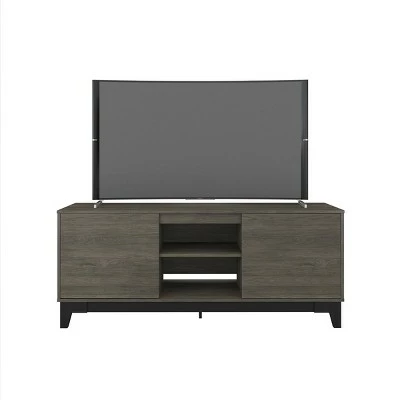 Rhapsody 2 Door TV Stand for TVs up to 70" - Nexera Black/nutmeg 7 Rhapsody 2 Door TV Stand for TVs up to 70" - Nexera Black/nutmeg - Image 5