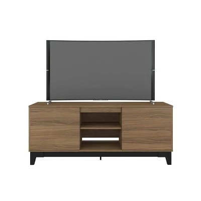 Rhapsody 2 Door TV Stand for TVs up to 70" - Nexera Black/nutmeg 8 Rhapsody 2 Door TV Stand for TVs up to 70" - Nexera Black/nutmeg - Image 6