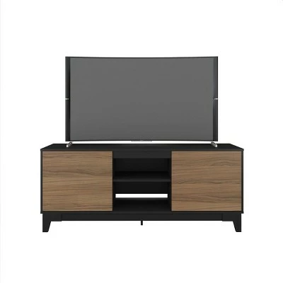 Rhapsody 2 Door TV Stand for TVs up to 70" - Nexera Black/nutmeg 10 Rhapsody 2 Door TV Stand for TVs up to 70" - Nexera Black/nutmeg - Image 8