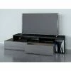 Damask TV Stand for TVs up to 80" Bark Gray/Black - Nexera