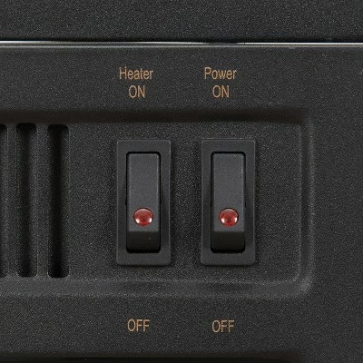 Camden Low Profile Fireplace TV Stand for TVs up to 50" - Crosley Black 17 Camden Low Profile Fireplace TV Stand for TVs up to 50" - Crosley Black - Image 15