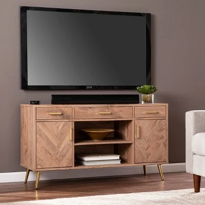Bilgray TV Stand for TVs up to 46" with Storage Brown - Aiden Lane 6 Bilgray TV Stand for TVs up to 46" with Storage Brown - Aiden Lane - Image 4