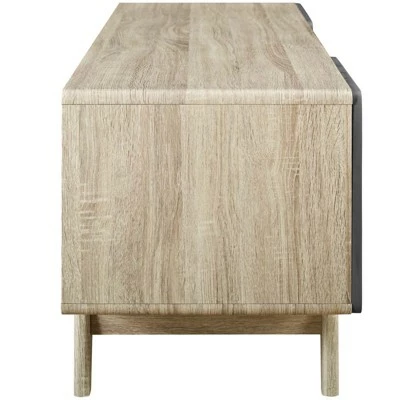 Tread TV Stand for TVs up to 59" - Modway Walnut White 4 Tread TV Stand for TVs up to 59" - Modway Walnut White - Image 2