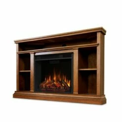 Real Flame Churchill Corner Electric TV Fireplace Oak