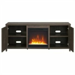 Henn& Hart 58 in. Alder Brown TV Stand with Crystal Fireplace Insert - Henn&Hart 16 Henn& Hart 58 in. Alder Brown TV Stand with Crystal Fireplace Insert - Henn&Hart -Cheap TV Stands Store unnamed file 9602