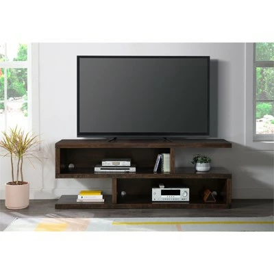 Lexington 70" Solid Wood TV Stand Dark Mocha Brown - Martin Svensson Home 4 Lexington 70" Solid Wood TV Stand Dark Mocha Brown - Martin Svensson Home - Image 2