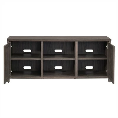 Henn& Hart 58 in. Alder Brown TV Stand - Henn&Hart 9 Henn& Hart 58 in. Alder Brown TV Stand - Henn&Hart - Image 7