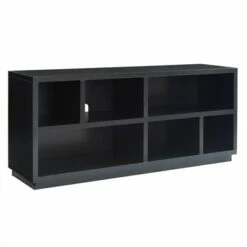 Henn& Hart Black Grain TV Stand - Henn&Hart