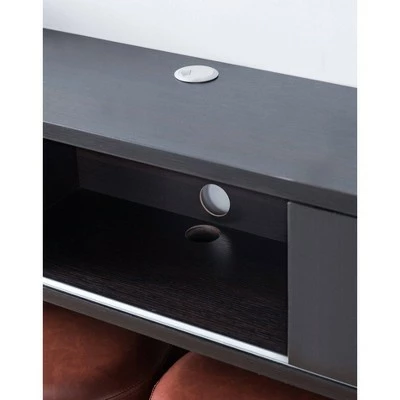 Edwige Floating Console TV Stand for TVs up to 60" Cappuccino - miBasics 6 Edwige Floating Console TV Stand for TVs up to 60" Cappuccino - miBasics - Image 4