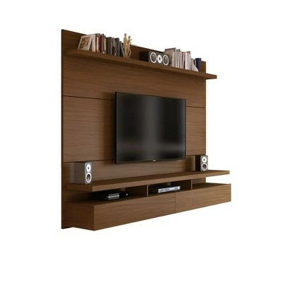 City 2.2 Floating Wall Theater Entertainment Center - Manhattan Comfort Maple Cream/off-white 5 City 2.2 Floating Wall Theater Entertainment Center - Manhattan Comfort Maple Cream/off-white - Image 3