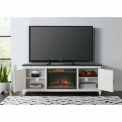 Del Mar White and Gray 70" TV Stand with Electric Fireplace - Martin Svensson Home 12 Del Mar White and Gray 70" TV Stand with Electric Fireplace - Martin Svensson Home -Cheap TV Stands Store unnamed file 999